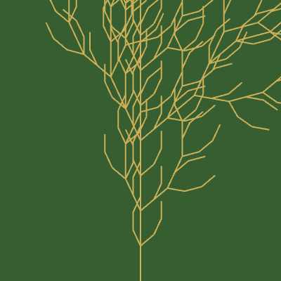 An L-system tree.